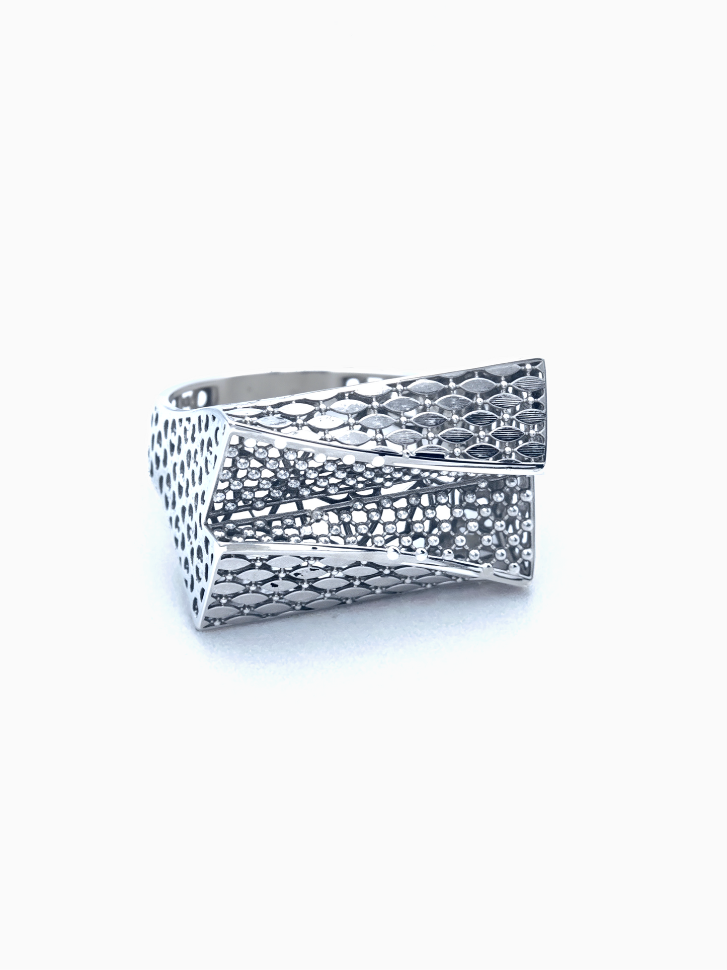 Filigree Ring #15 in 925 Sterling Silver