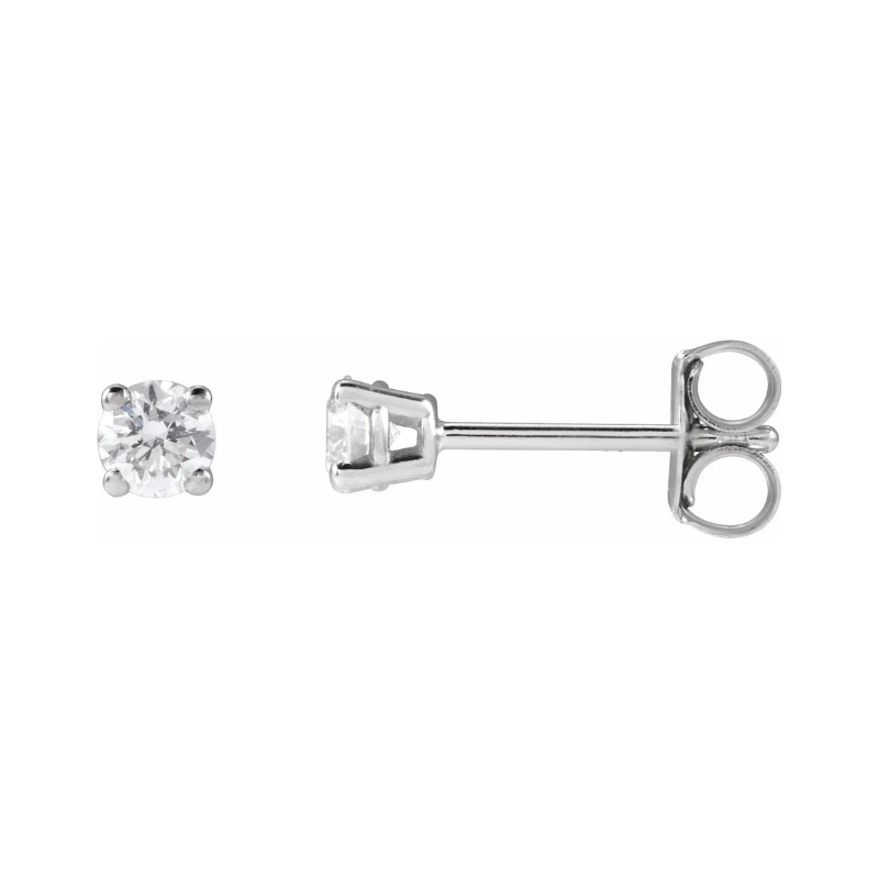 14K White Gold 1/4 CTW Lab-Grown Diamond Stud Earrings