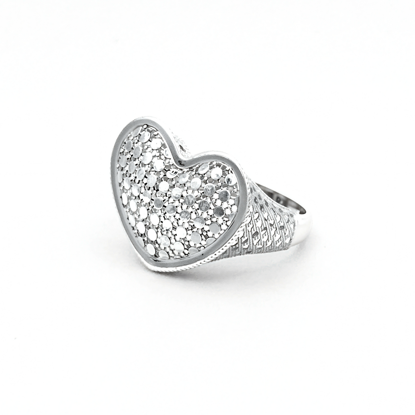 Heart Ring in 925 Sterling Silver