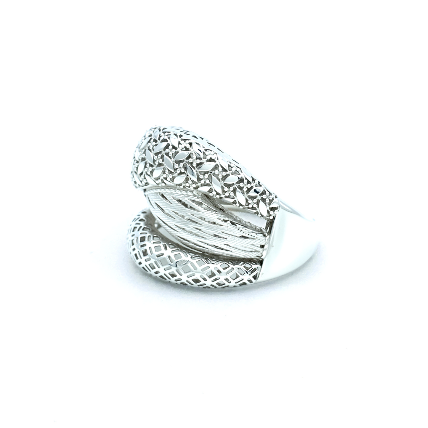 Filigree Ring #12 in 925 Sterling Silver