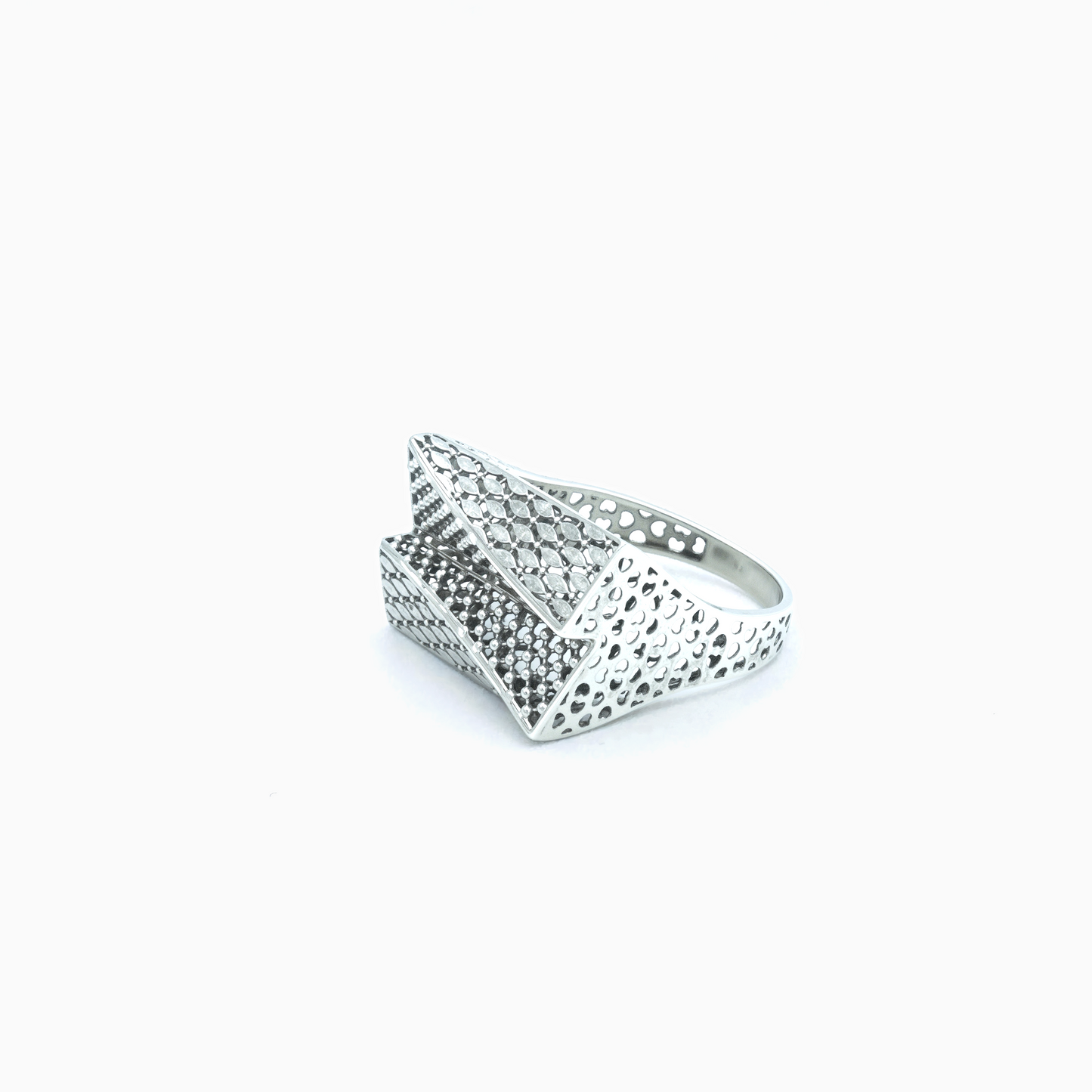 Filigree Ring #15 in 925 Sterling Silver
